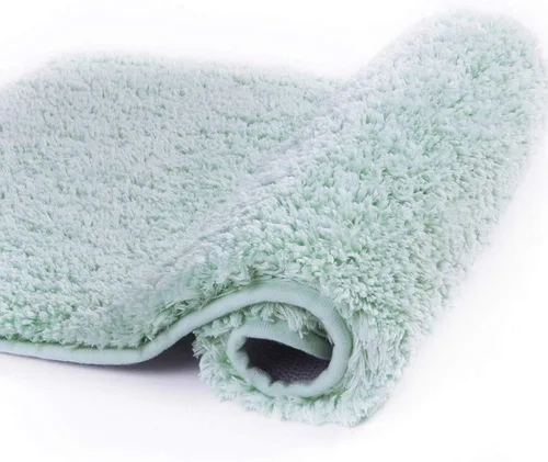 Miniatura 59 de Walensee Alfombra de baño antideslizante (16 x 24 pulgadas, color rubor) absorbente de agua, microfibra suave, lavable a máquina, alfombra de baño