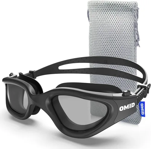 Miniatura 17 de OMID P2 Lite - Gafas de natación cómodas antivaho para hombres, mujeres, adultos y jóvenes Lente B2-azul Marco Blueblack