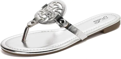 Miniatura 8 de katliu Sandalias Planas para Mujer, Sandalias de Tiras Cómodas, Sandalias de Vestir con Correa de Vestir