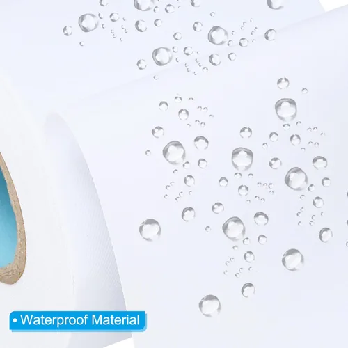 Miniatura 3 de PATIKIL Cinta de envoltura de tubería de 2.4 pulgadas x 36.1 pies, paquete de 5 tubos de cinta adhesiva de PVC, aislamiento de tubos de aire Blanco