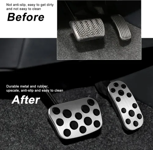 Miniatura 5 de CKE Compatible con Toyota Corolla 2026 2025 2024 2023 2022 2021 2020 2019 Accesorios Fundas Antideslizantes Deportivas para Pedal de Pie de Coche