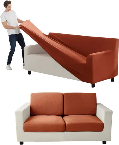 Miniatura 236 de Funda para Sofá de Terciopelo, Fundas Elásticas para Sofá para Funda Principal Separada/Respaldos y Cojines de Asiento, Funda para Sofá, para Fundas