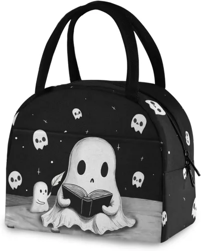 Miniatura 26 de Bolsa de almuerzo Axolotl para mujeres, hombres y niños, lonchera aislada reutilizable para oficina, trabajo, escuela, picnic, caminata Reusable