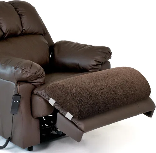 Miniatura 9 de Wesiti Almohada Cojín para Pies de Sillón Reclinable de Alta Resistencia Espuma Viscoelástica Sherpa Bolster para Dormir Descanso Almohada Multiusos