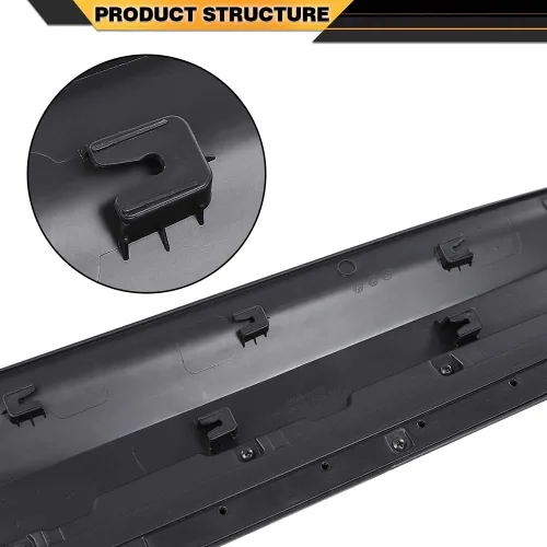 Miniatura 3 de CNNELL Guarnición de la puerta del lado del conductor del lado del conductor inferior compatible con Hyundai Santa Fe Sport 2013-2018