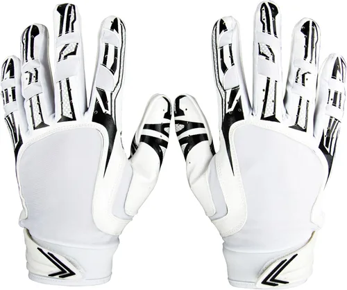 Miniatura 10 de Pure Athlete Guantes de fútbol con receptor ancho – Guantes de agarre adhesivo de élite, equipo de goteo para WR y espalda defensiva – Adultos