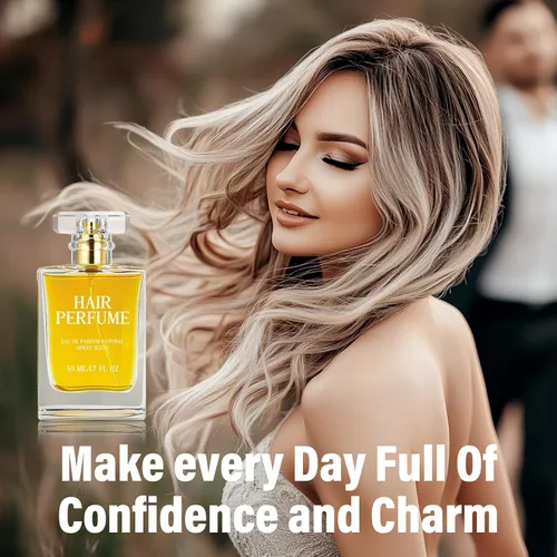Miniatura 3 de Hajoyful Perfume para el cabello, aceites esenciales para el cabello, perfume para mujeres, fragancia de feromonas para cabello seco dañado, niebla