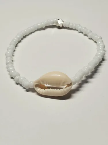 Miniatura 4 de 3 pcs Ilde Cowrie seashell Evil Eye Hamsa Hand Orisha Santeria Pulseras Bracelet Set