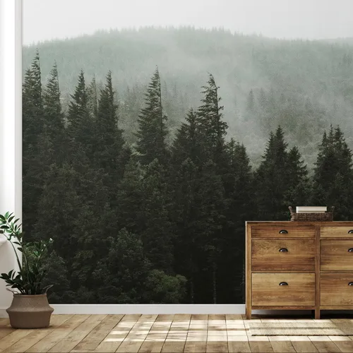 Miniatura 438 de SIGNFORD - Papel tapiz de diseño de bosque, removible para dormitorio o sala de estar, 100 x 144 pulgadas Bosque1-1911-m17