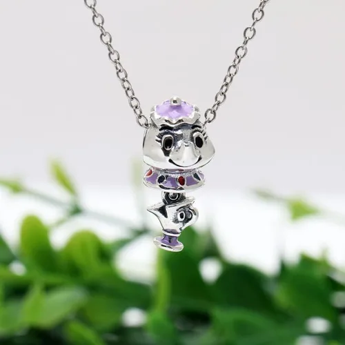 Miniatura 8 de Ouroyea Charm 925 Sterling Silver Pendant,Girl Jewelry Beads Gifts for Women Bracelet&Necklace