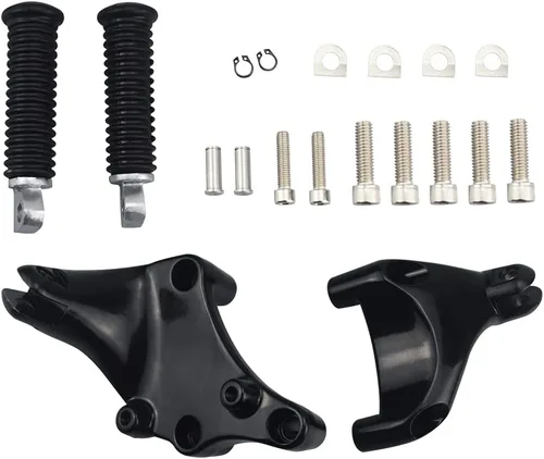 Miniatura 3 de Estribera del pasajero con kit de montaje, pedal para reposapiés del pasajero trasero con kit de montaje para Harley Sportster Forty-Eight 48