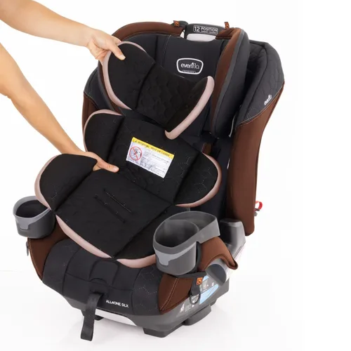 Miniatura 5 de Evenflo EveryFit/All4One - Asiento convertible 3 en 1 para automóvil con funda de limpieza rápida (marrón Belmont)