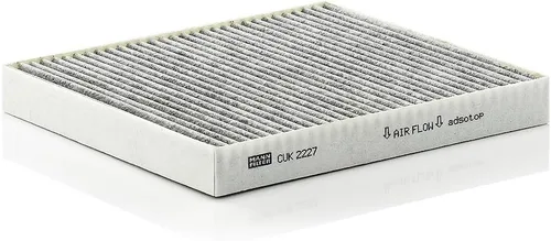 MANN-FILTER CUK 2227 - Filtro de aire de cabina - Filtro de polen con carbón activado
