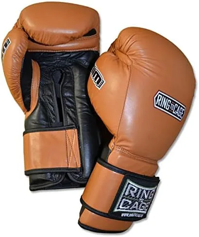 Miniatura 3 de Ring to Cage Guantes de combate de espuma MiM-Foam de 50 onzas, correa de seguridad para Muay Thai, MMA, kickboxing, boxeo (50 onzas)