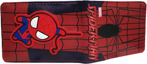 Miniatura 2 de Junxi Superhero personaje PVC bifold cartera