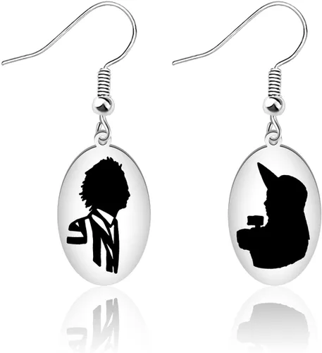 Beetlejuice - Pendientes de regalo de la película Beetlejuice Lydia Deetz, regalo de Broadway, teatro musical, regalo para amantes del cine de terror
