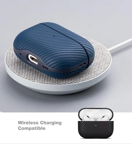 Miniatura 6 de Funda de cuero Lopie para AirPods Pro de segunda generación - Funda para AirPods Pro 2 hecha a mano - Hecha de cuero real - Cubierta protectora