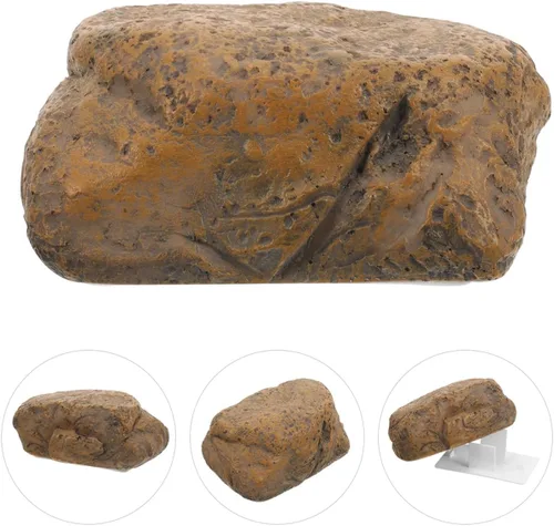 Miniatura 7 de 2pcs Waterproof Faux Rock Key Hider Box Outdoor Hidden Key Holder for Garden Yard Security Safe Storage with Resin Stone Appearance
