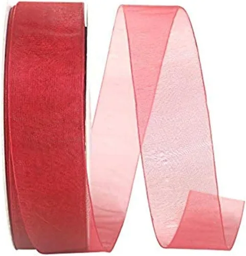 Miniatura 51 de Reliant Ribbon 25621-053-09C Cinta transparente de gasa, 1-1/2 pulgadas x 100 yardas, azul