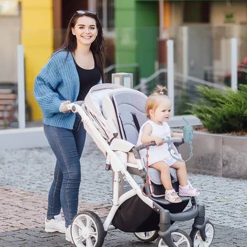 Miniatura 2 de Correas de seguridad de juguete, correas elásticas ajustables para cochecitos, silla alta, cunas, cestas colgantes, asiento de automóvil, carrito