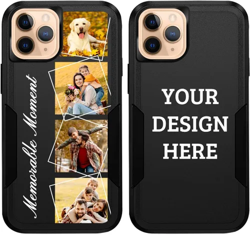 Miniatura 16 de Fundas de teléfono personalizadas con múltiples imágenes para iPhone 11 Pro Max, imágenes personalizadas, protección contra caídas, cuerpo completo