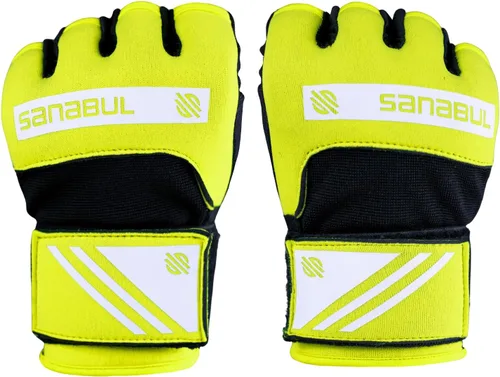 Miniatura 2 de Sanabul Vendas de mano de boxeo de gel para hombres y mujeres Muay Thai MMA Kickboxing Quick Wraps Guantes interiores de boxeo Protección de Verde