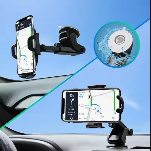 Miniatura 3 de Soporte universal para teléfono celular, para salpicadero, parabrisas, escritorio, color negro