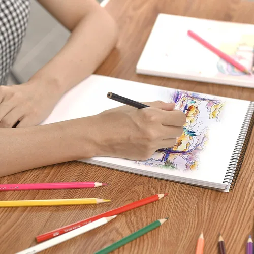 Miniatura 6 de Cuaderno de bocetos para niños, cuaderno de bocetos Unicron para niñas y artistas para dibujar y dibujar o garabatear, 8.5 x 11 pulgadas, papel