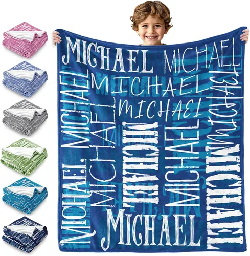 Miniatura 9 de Yoke Style Ship Next Day, mantas personalizadas para adolescentes y niños, manta personalizada con nombre para niños, manta de franela ultrasuave
