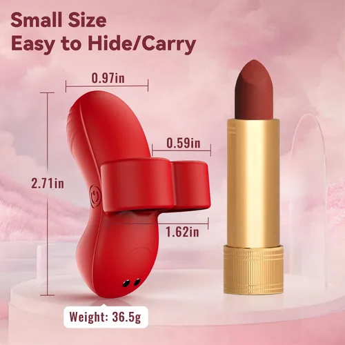 Miniatura 5 de Vibrador de dedo, mini vibrador, juguetes sexuales para mujeres, juguetes para adultos con 10 modos de vibración, vibradores sexuales femeninos