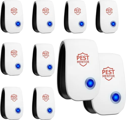 Enchufe ultrasónico repelente de plagas, repelente electrónico de roedores con ultrasonido, repelente de insectos para ratones de ratón, cucarachas,