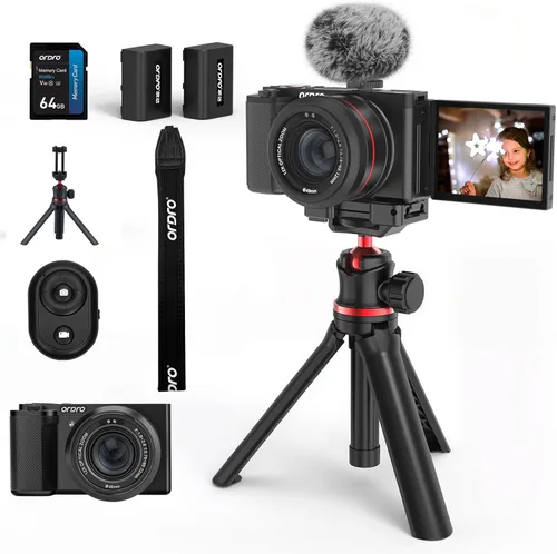 Miniatura 9 de ORDRO Cámaras digitales 5K para fotografía – Cámara creadora de contenido de viaje de 64 MP con zoom óptico 12X y cámara de vlogging de YouTube