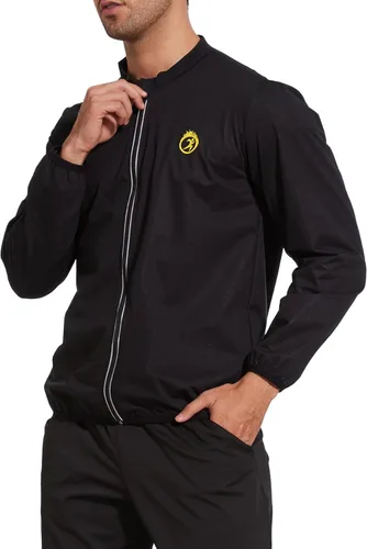 Miniatura 3 de NINGMI - Traje de sauna para hombre, chaqueta de sudor, camisa transpirable de manga larga, trajes de entrenamiento con cremallera, ejercicio