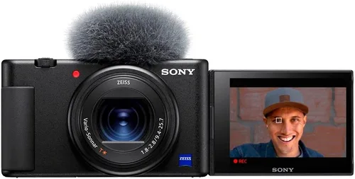 Miniatura 5 de Cámara digital Sony ZV-1 para creadores de contenido, vlogging y YouTube con pantalla giratoria, micrófono incorporado, video 4K HDR, pantalla Negro