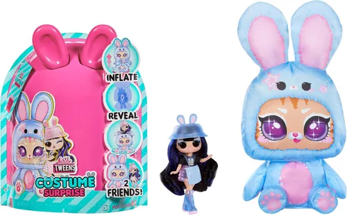 LOL Surprise Disfraz de preadolescentes de moda Aya Cherry con conejo azul inflable para mascotas y múltiples sorpresas, incluyendo fabulosas modas