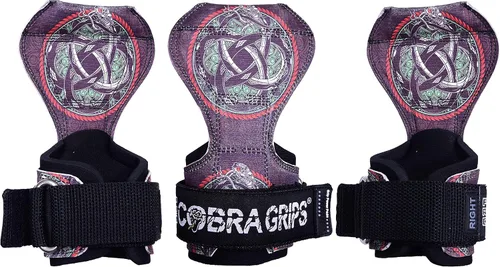 Miniatura 18 de Cobra Grips Weight Lifting Gloves with Adjustable Neoprene Padded Wrist Wraps - Heavy Duty Alternative to Power Lifting Hooks for Deadlifts