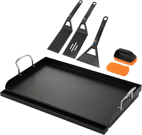 Miniatura 13 de Utheer Parrilla reversible para todas las estufas Camp Chef de 14 y 16 pulgadas, plancha de hierro fundido, para estufa Camp Chef Explorer de 2