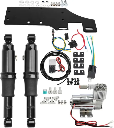 TCMT Kit de suspensión trasera Air Ride para Harley Touring 1994-2025 Bagger Road King Road Glide Street Glide Electra Glide Ultra Limited