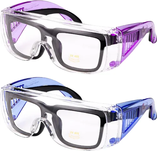 Miniatura 9 de UNCO - Gafas de seguridad sobre gafas, gafas protectoras, antiniebla, trabajo, gafas de seguridad sobre Negro