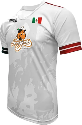 Miniatura 2 de Jersey México Naranjeros de Hermosillo 100% Poliéster BlancoGris_Hecho en México