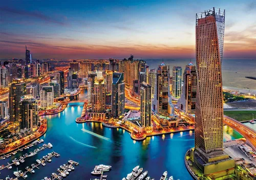 Miniatura 2 de Clementoni - 31814 - Colección Puzzle - Dubai Marina - 1500 piezas - Hecho en Italia - Rompecabezas para adultos, 11.1 x 2.3 x 14.6 in
