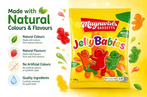 Miniatura 5 de Maynards Bassetts Jelly Babies 4.59 oz x3, suave masticable