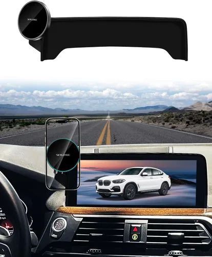 Miniatura 14 de SKYLOTEC Soporte de teléfono de coche para BMW Serie 5 i5 530i 540i xDrive eDrive40 M60 2024 2025 2026 Accesorios Soporte magnético para teléfono