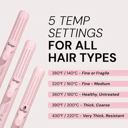 Miniatura 4 de L'ANGE HAIR Le Duo Estilizador Estándar de Flujo de Aire 360° Varita Rizadora 2 en 1 y Plancha Alisadora de Cabello de Titanio Rizador de Rubor