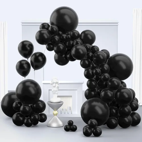 Miniatura 19 de Globos color beige, 150 unidades de diferentes tamaños, paquete de globos de 18 pulgadas, 12 pulgadas, 10 pulgadas, 5 pulgadas, color marfil crema