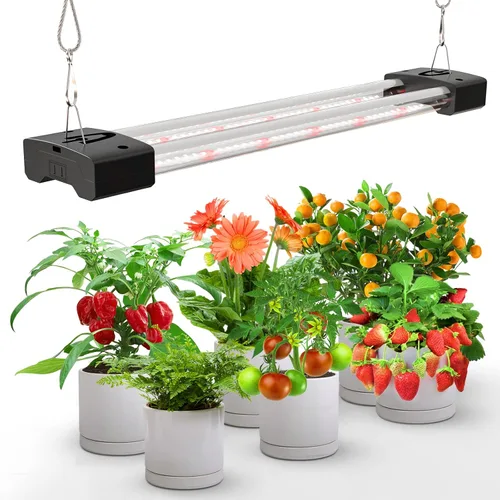 Miniatura 11 de Luces LED de crecimiento de 16 W de espectro completo integrado lámpara de cultivo con alto PPFD para invernadero hidropónico de plantas