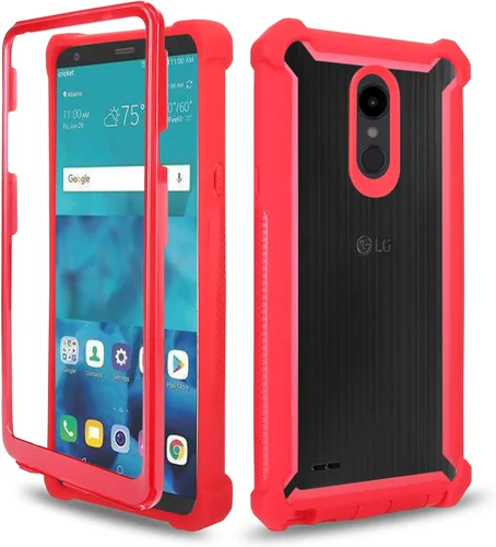 Miniatura 6 de Asuwish Funda de teléfono para LG Aristo 2/3 Plus, Rebel 4, Tribute Empire, Zone 4, K8 Plus 2018, Fortune 2, Phoenix 4, Risio 3, carcasa resistente
