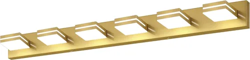 Miniatura 52 de SineRise - Lámpara LED para tocador de baño - Moderna lámpara de acrílico con acabado cromado para iluminación de pared sobre el espejo - 2 luces