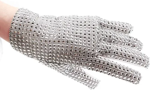 Miniatura 4 de Guantes de lentejuelas con diamantes de imitación para adultos, guantes de disfraz brillantes para fiestas, espectáculos, Halloween, Navidad