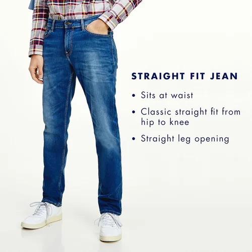 Miniatura 3 de Tommy Hilfiger Jeans elásticos de corte recto para hombre
